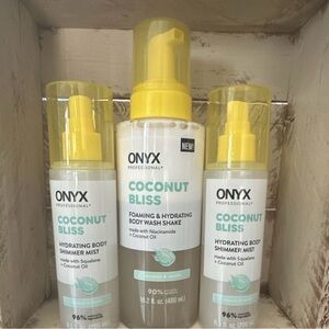 ONYX Professional Coconut Bliss Hydrating Body Wash & Shimmer Mist